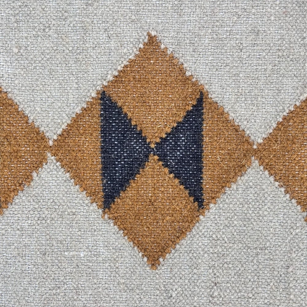 Handmade Wool Multicolor Vintage Dhurrie For Home